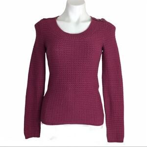 Martin + Osa Magenta Knit Sweater  XS